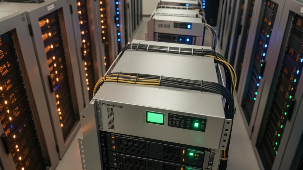 Server room infrastructure for high-volume email sending operations