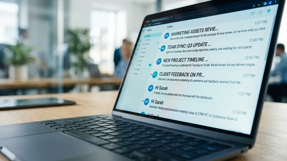 Email preheader text showing as the preview line after the subject in an inbox list