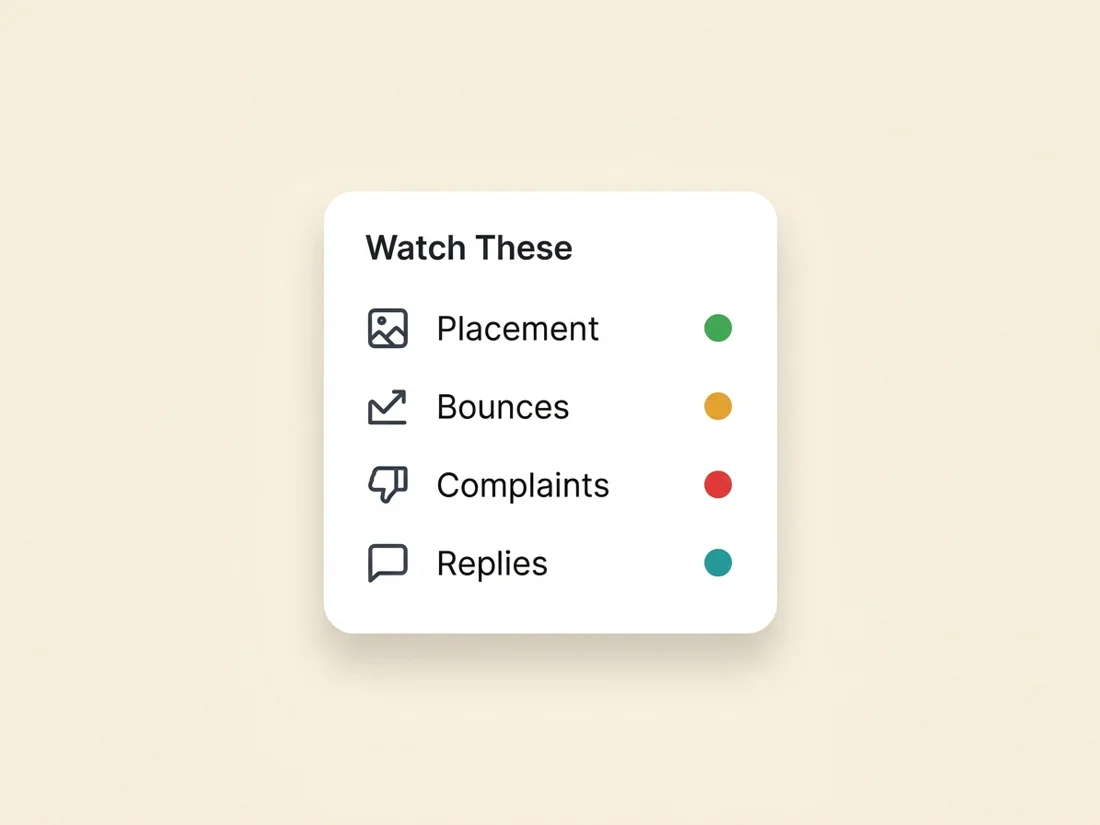 Key deliverability metrics at a glance