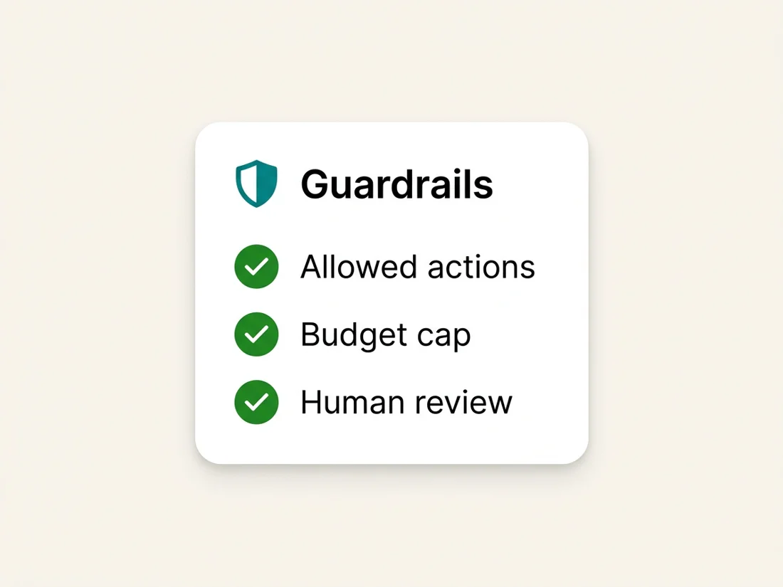 Guardrails protecting sender reputation while an AI agent works cold email replies