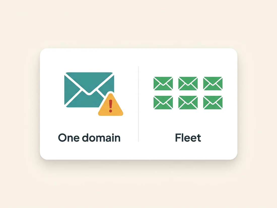 How to scale cold email across many secondary domains without hurting sender reputation