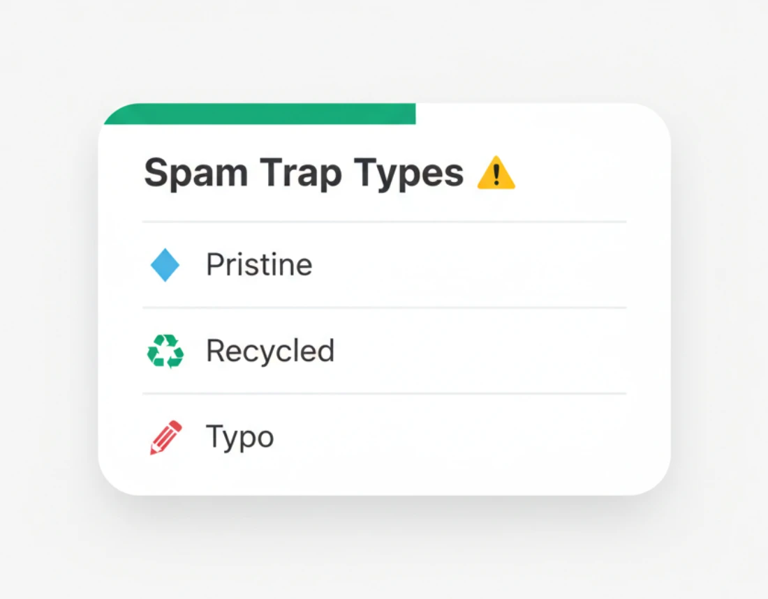 The main types of spam traps